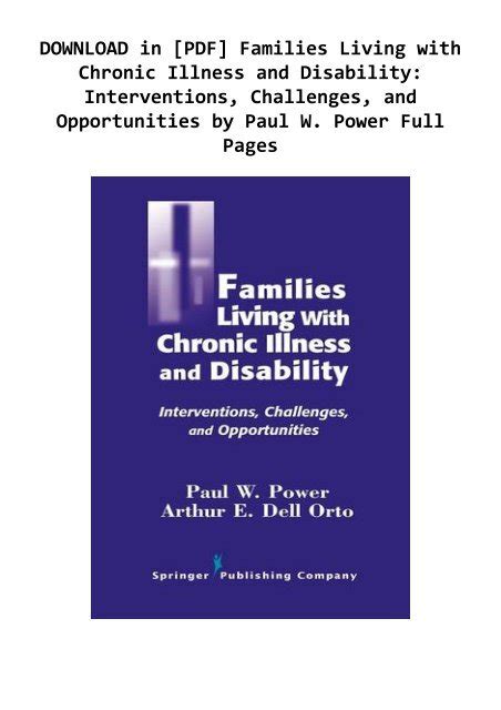 chronic illness and disability pdf